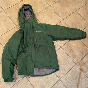 Green Columbia winter jacket